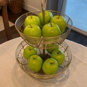 10 Faux Realistic Green Apples